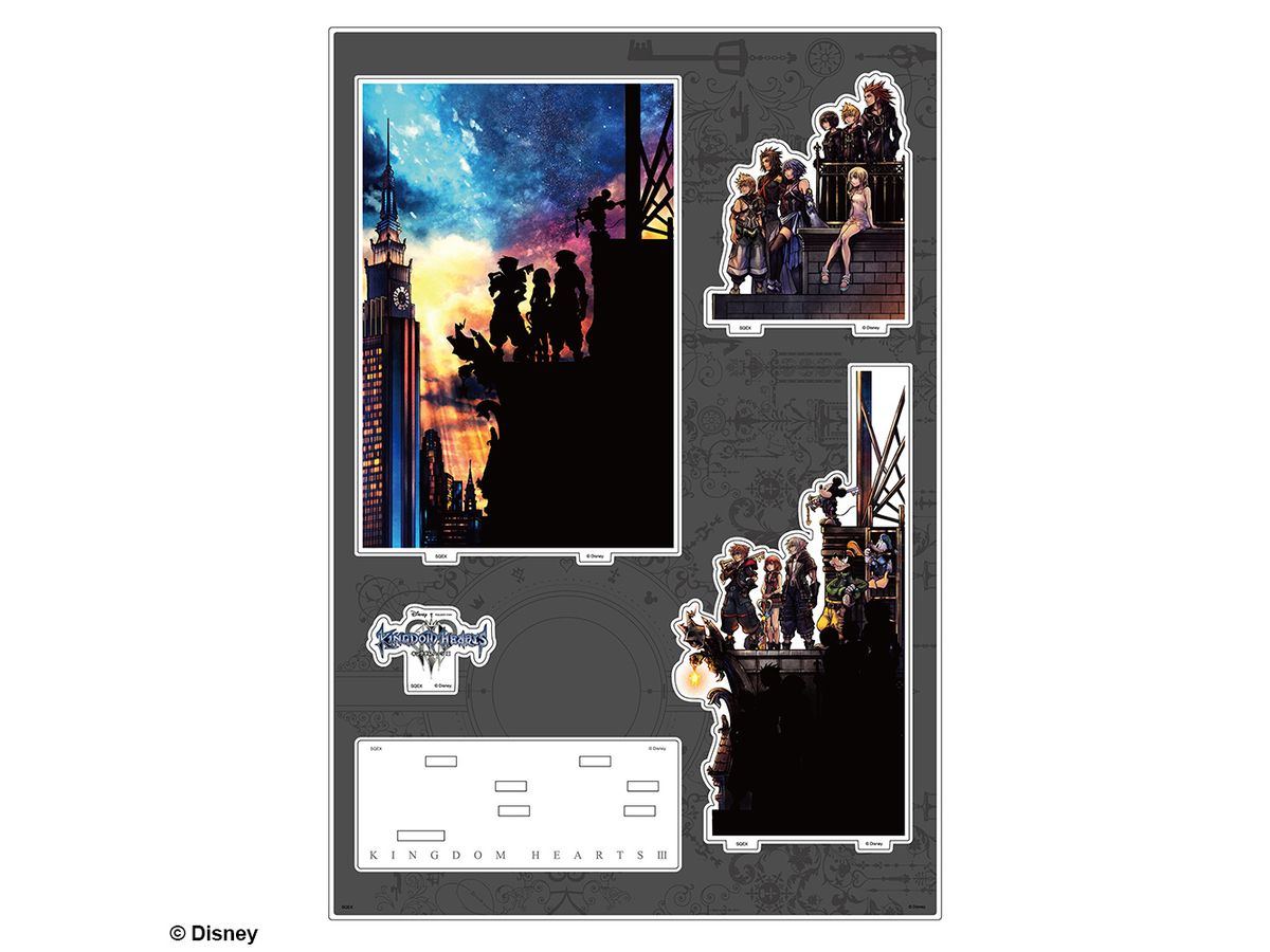 Kingdom Hearts III Acrylic Stand Gathering (Reissue)