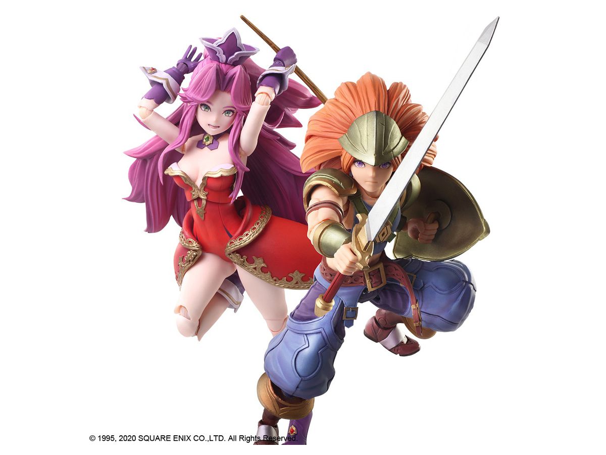 The Legend of Sacred Sword 3: Trials of Mana Bring Arts Durand & Angela