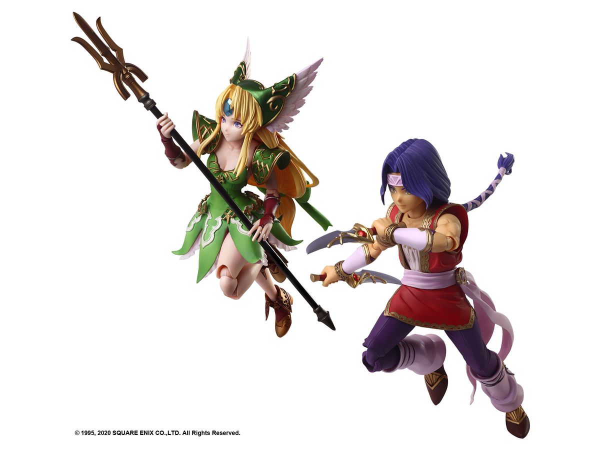 The Legend of Sacred Sword 3: Trials of Mana Bring Arts Hawkeye & Reese