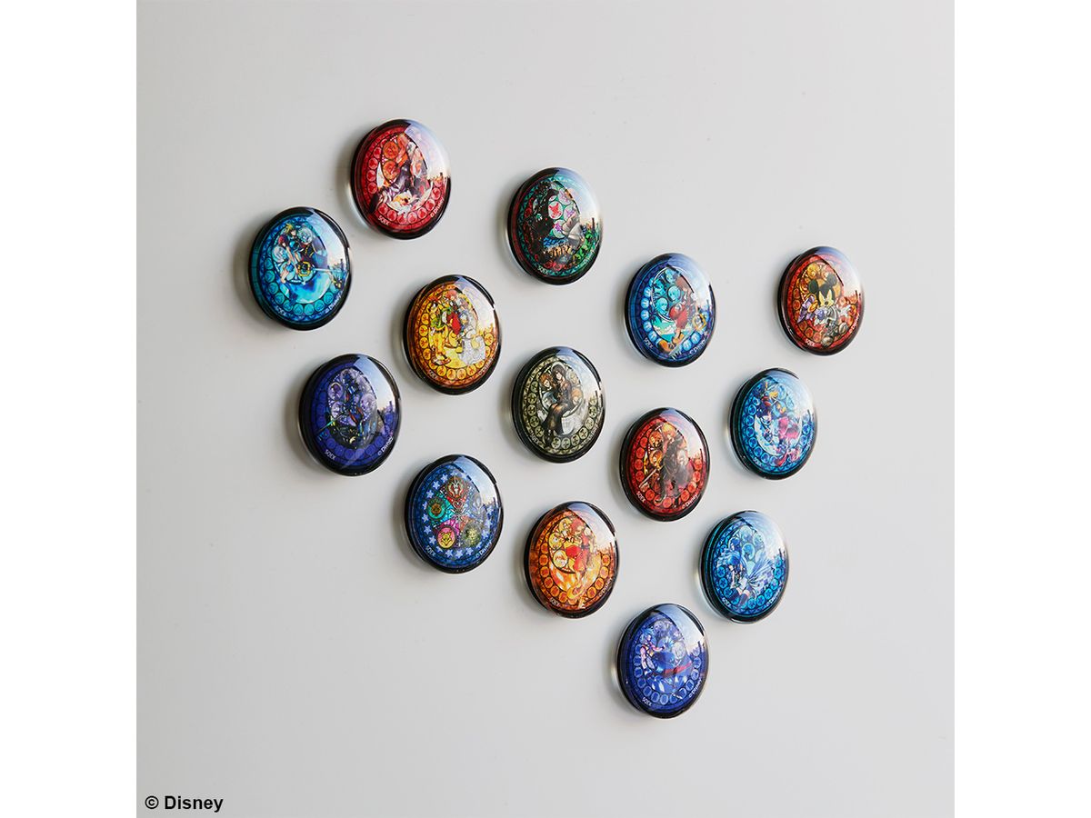 Kingdom Hearts: Glass Magnets 1Box 14pcs (Reissue)