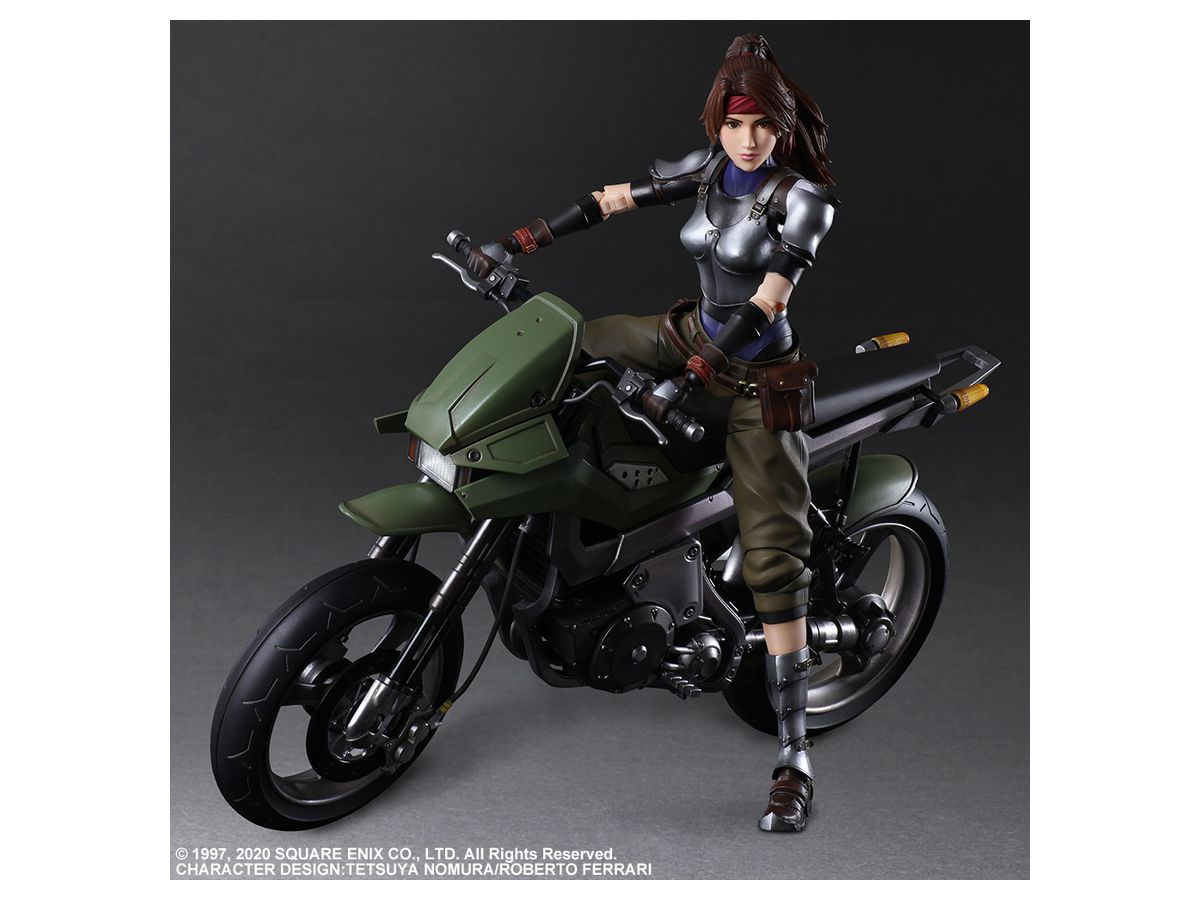Final Fantasy VII Remake: Play Arts Kai Jessie & Motor Bike Set