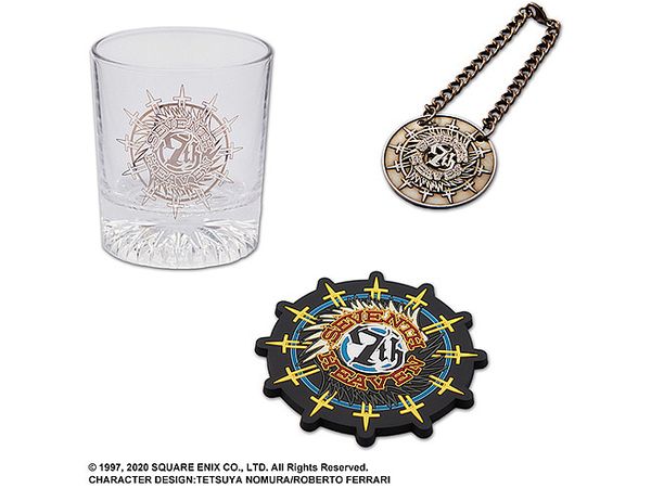 Final Fantasy VII REMAKE Glass & Coaster Set - SEVENTH HEAVEN (Reissue)