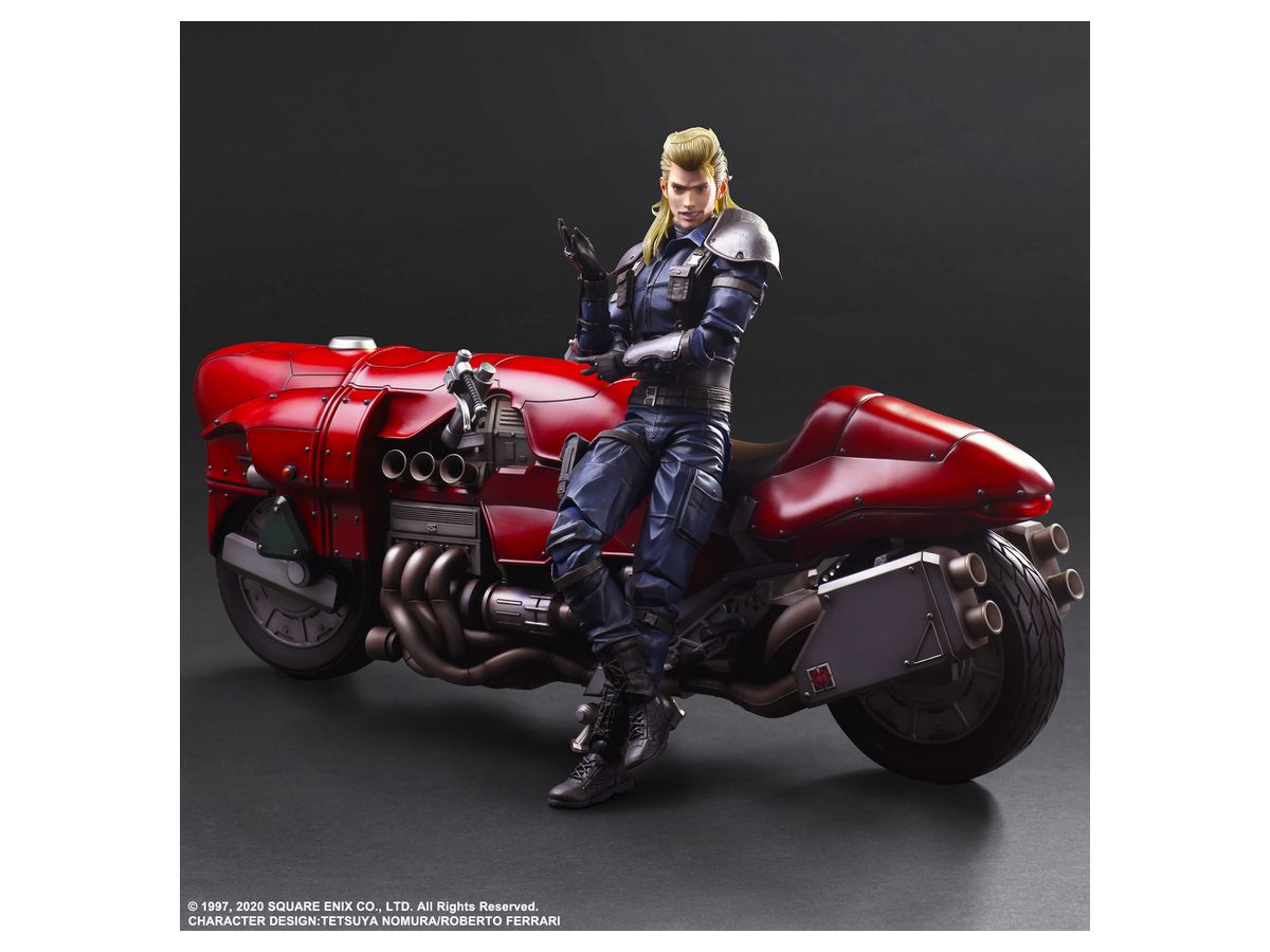 Final Fantasy VII Remake PLAY ARTS Kai Roche & Bike Set