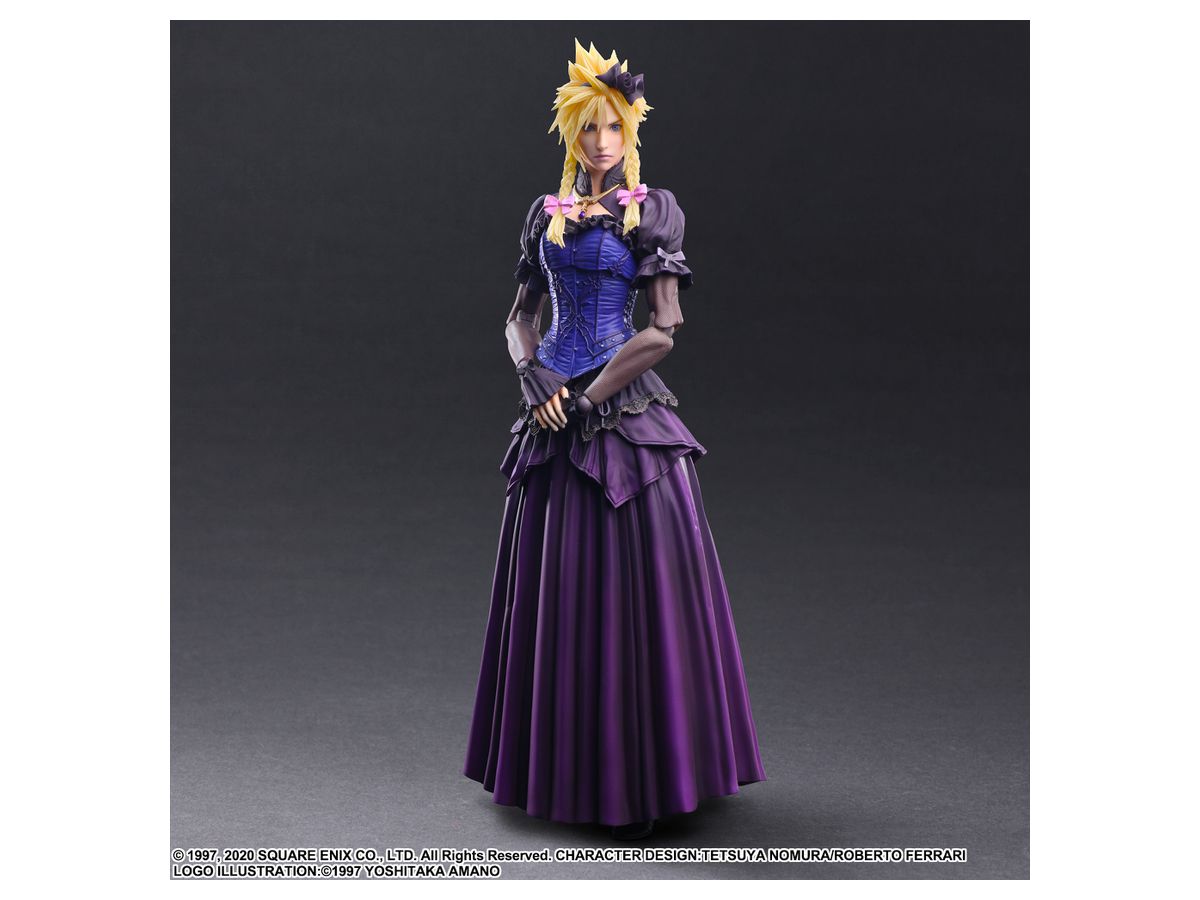 FINAL FANTASY VII Remake PLAY ARTS Kai Cloud Strife - Dress Ver. -