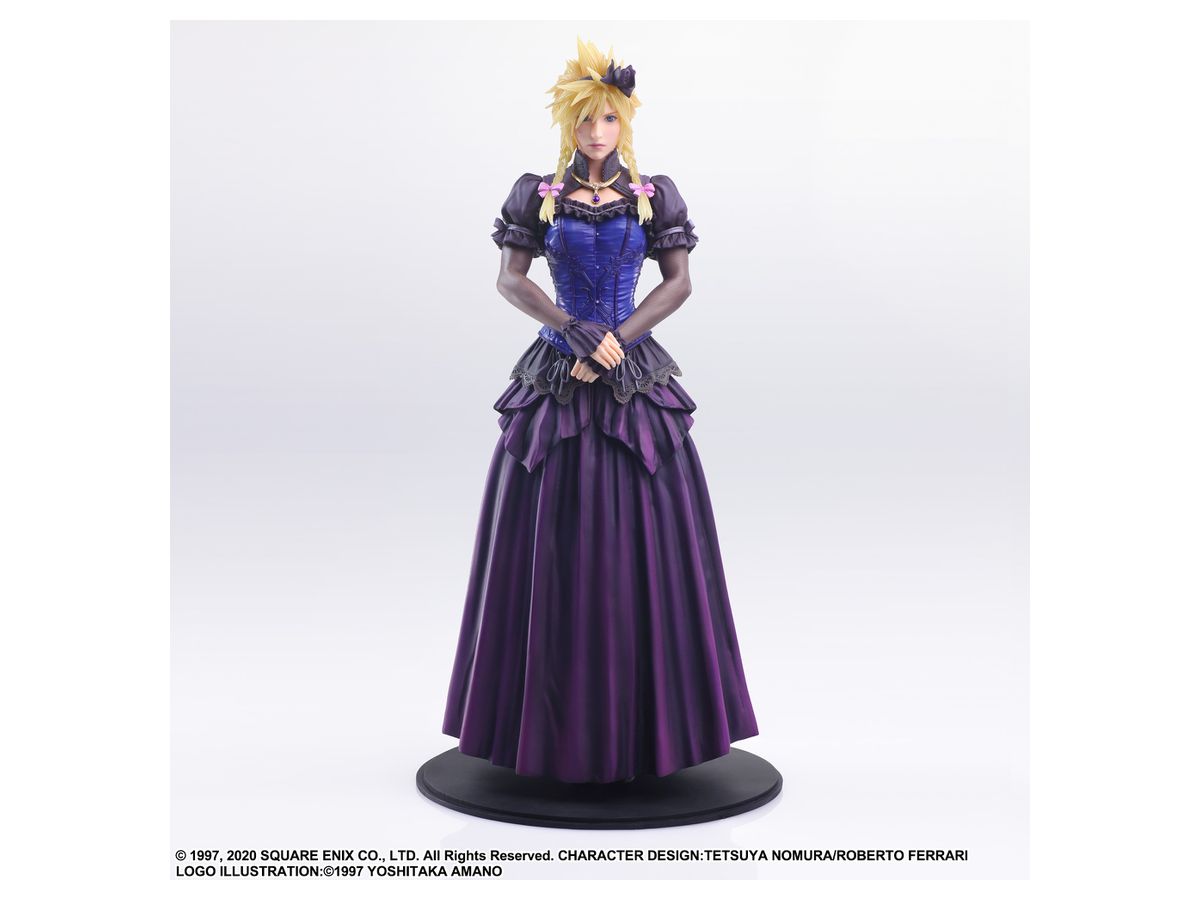 FINAL FANTASY VII Remake Static Arts Cloud Strife - Dress Ver. -