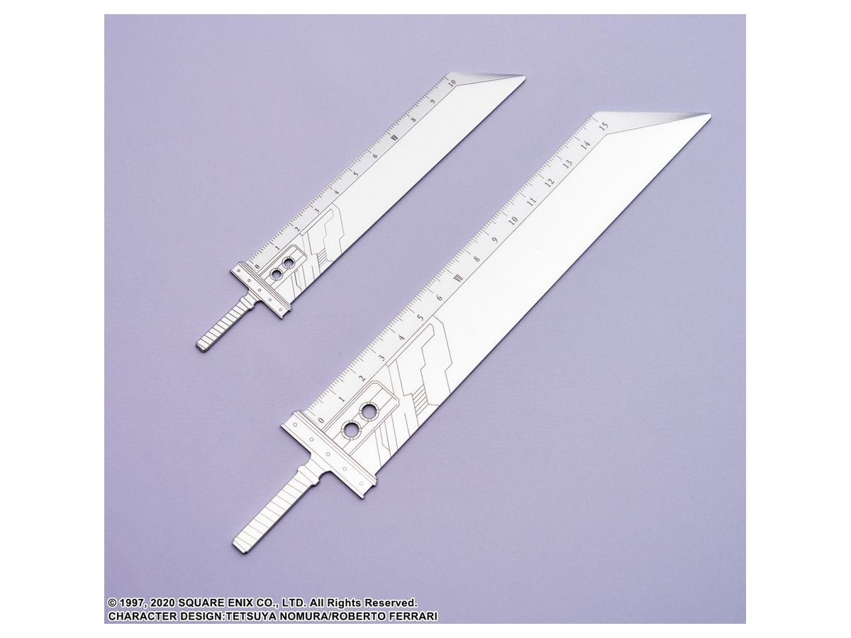 FINAL FANTASY VII REMAKE Metal Ruler Set - BUSTER SWORD