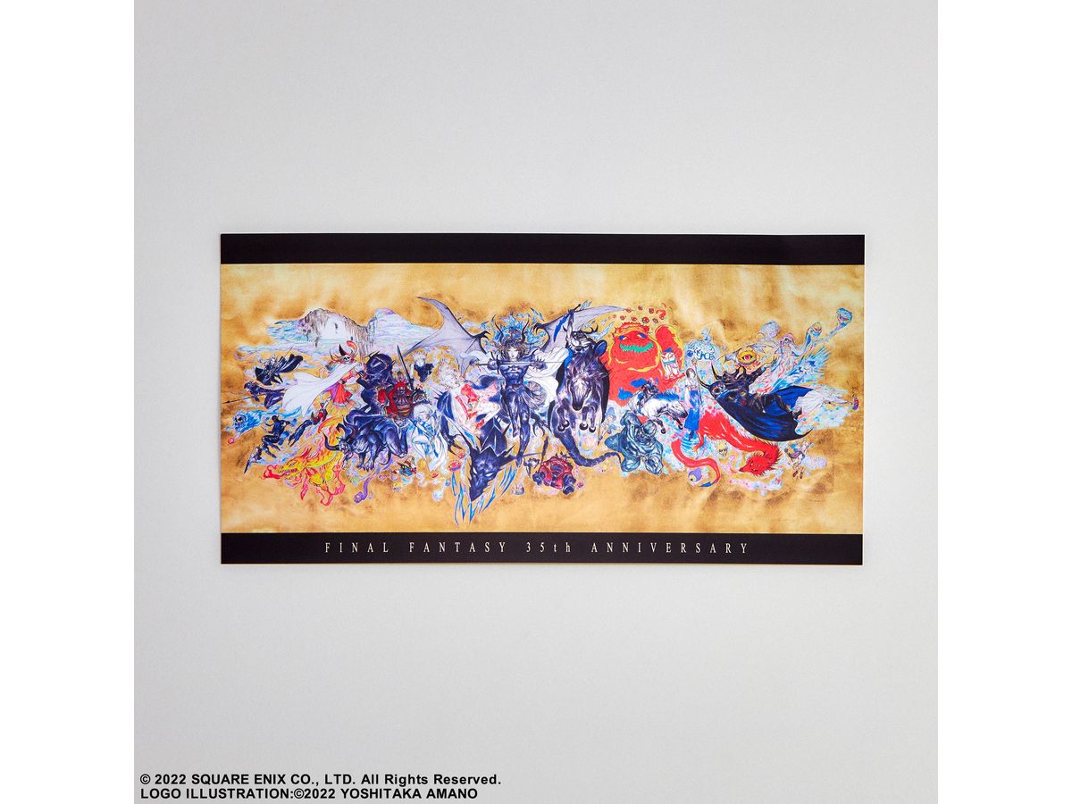 FINAL FANTASY 35th Anniversary Large Postcard