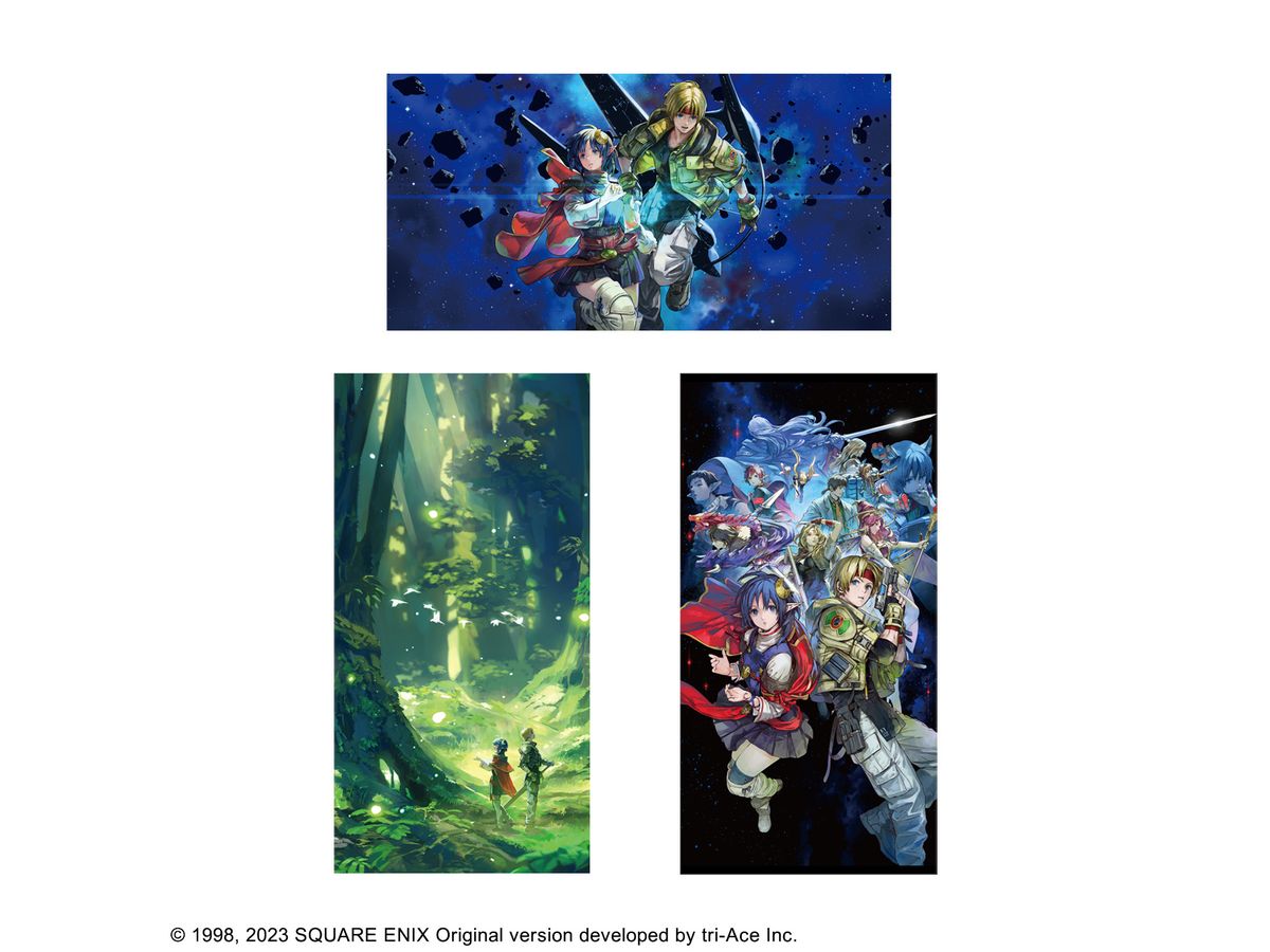 STAR OCEAN THE SECOND STORY R: Large Postcard Set