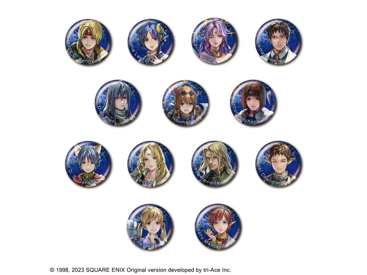 STAR OCEAN THE SECOND STORY R: Can Badge Collection: 1Box (13pcs)