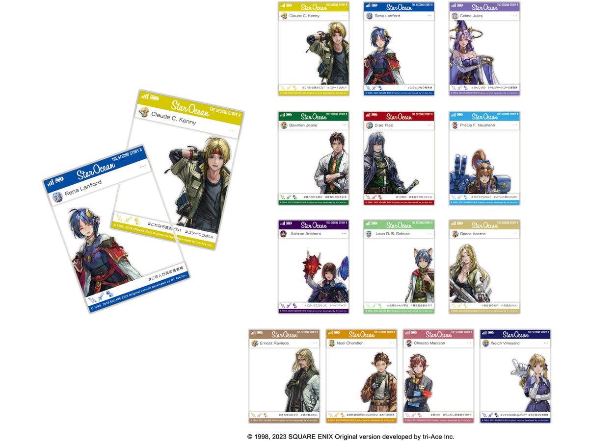 STAR OCEAN THE SECOND STORY R: Acrylic Photo Card Collection: 1Box (13pcs)