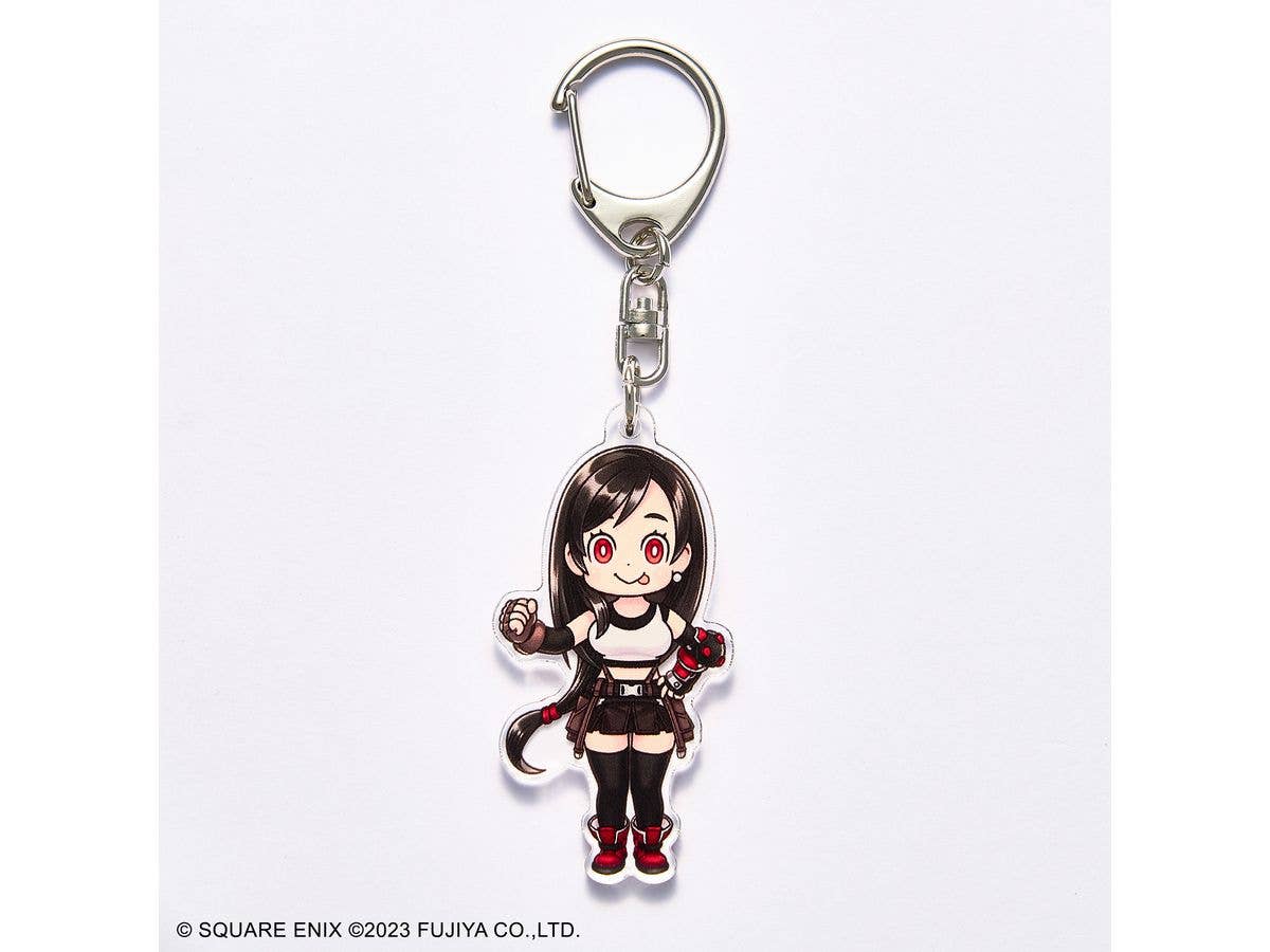 FINAL FANTASY VII EVER CRISIS x Peko & Poko Acrylic Keychain Tifa