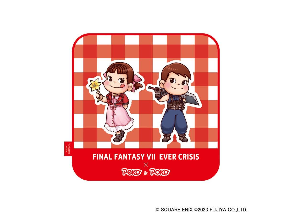 FINAL FANTASY VII EVER CRISIS x Peko & Poko Handkerchief Peko & Poko