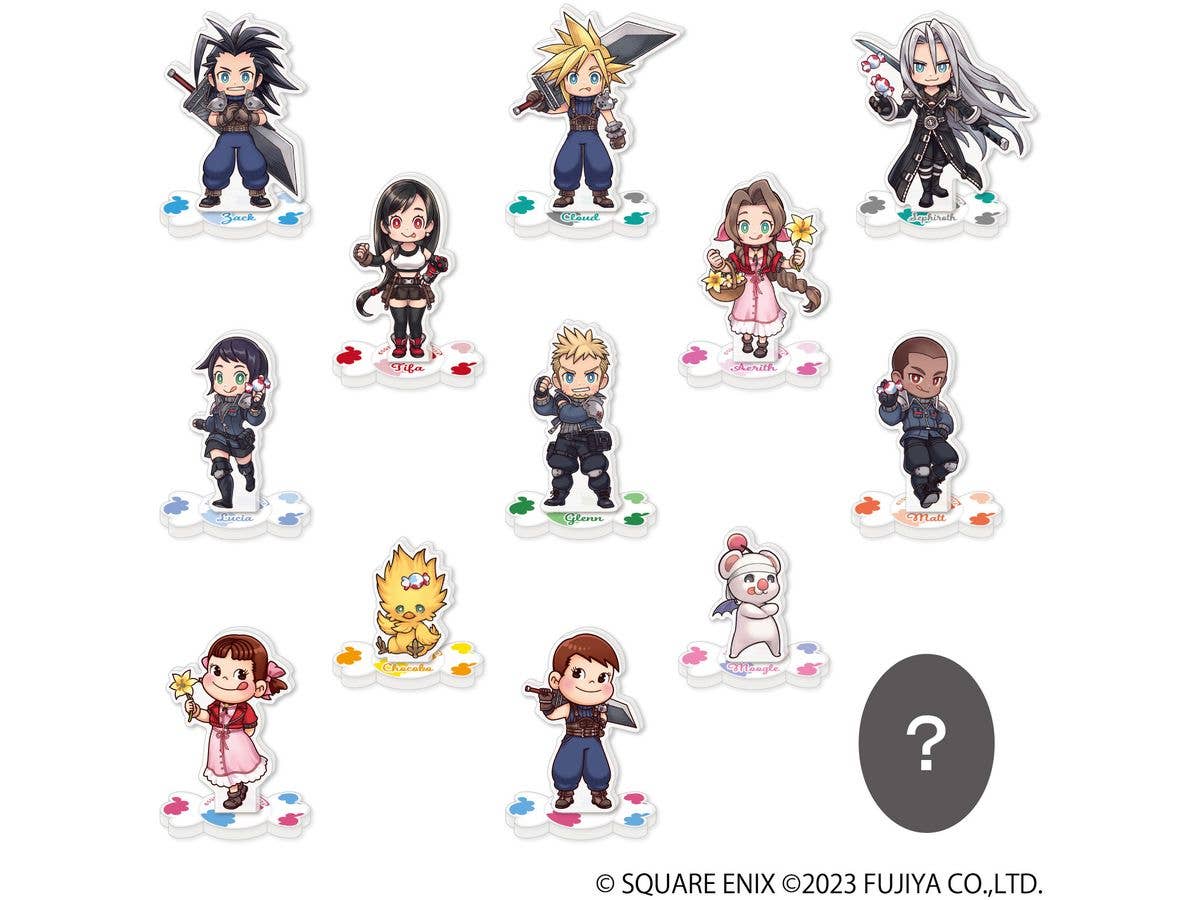 FINAL FANTASY VII EVER CRISIS x Peko & Poko Mini Acrylic Stand: 1Box (13pcs)