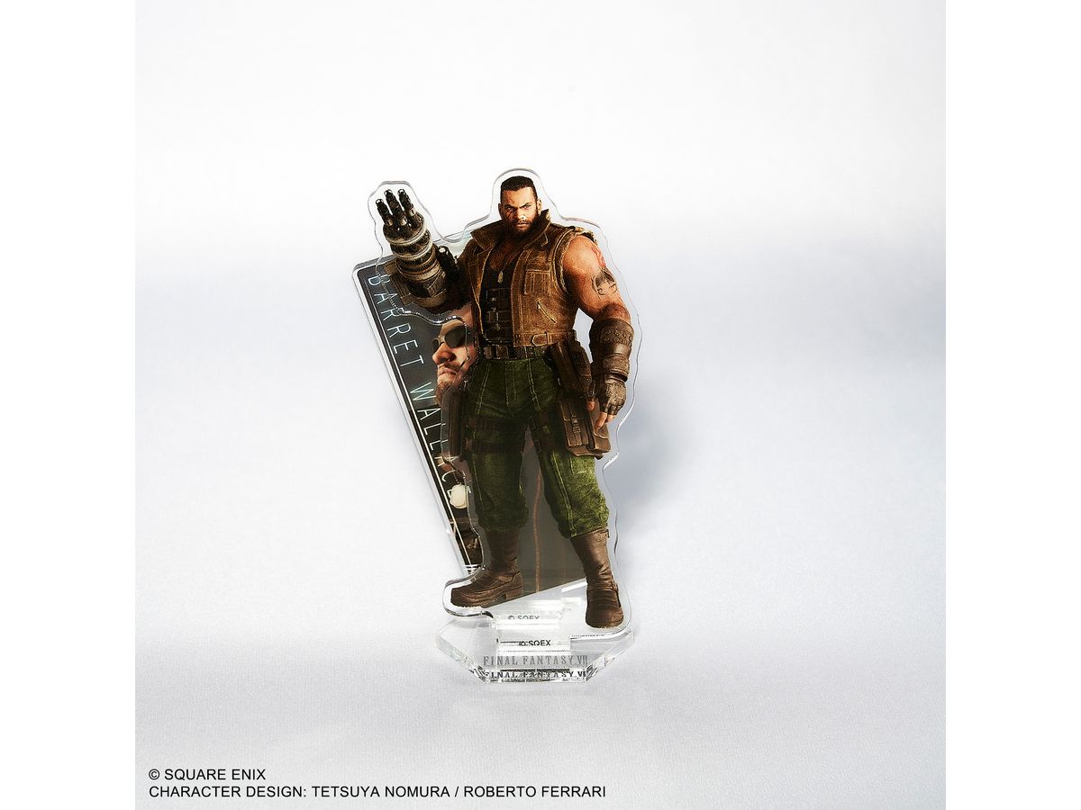 Final Fantasy VII Rebirth Acrylic Stand Barret Wallace (Reissue)