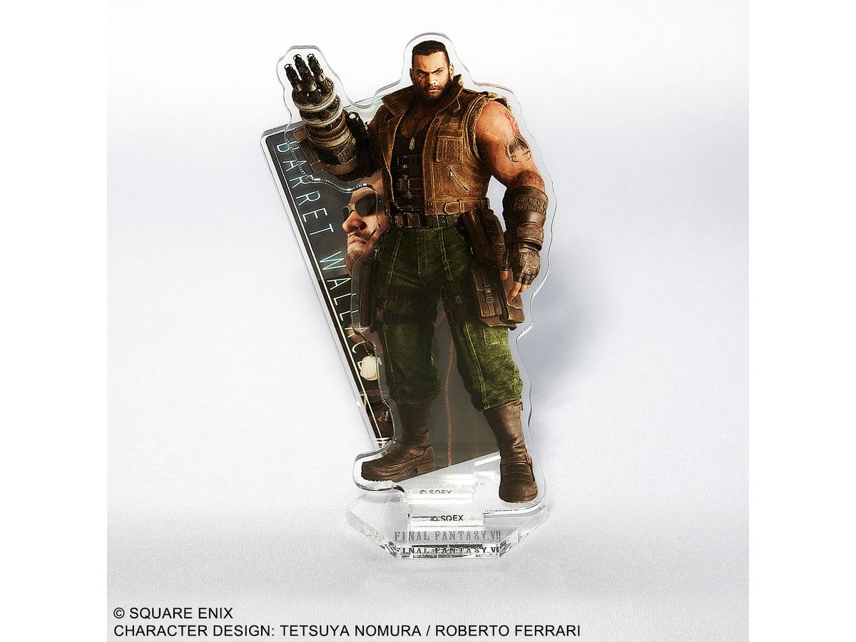 Final Fantasy VII Rebirth Acrylic Stand Barret Wallace (Reissue)