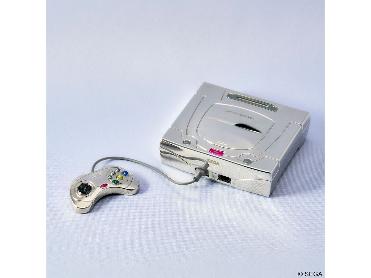 SEGA Hard Bright Arts Gallery SEGA Saturn (White)