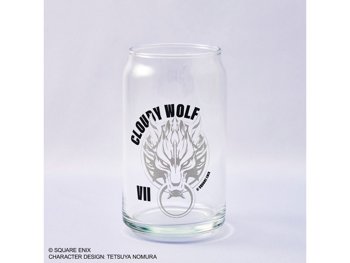 Final Fantasy VII Advent Children: Can-Shaped Glass Cloudy Wolf (Reissue)