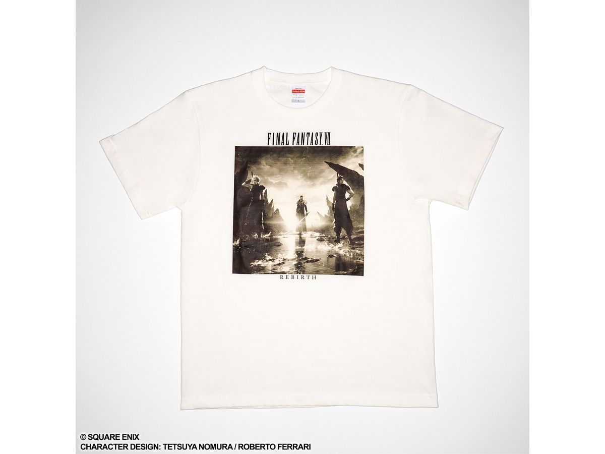 FINAL FANTASY VII REBIRTH T-shirt Key Art (White)