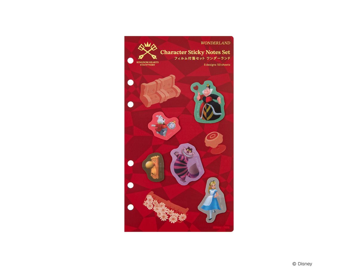 Kingdom Hearts : Stationery Film Sticky Note Set Wonderland
