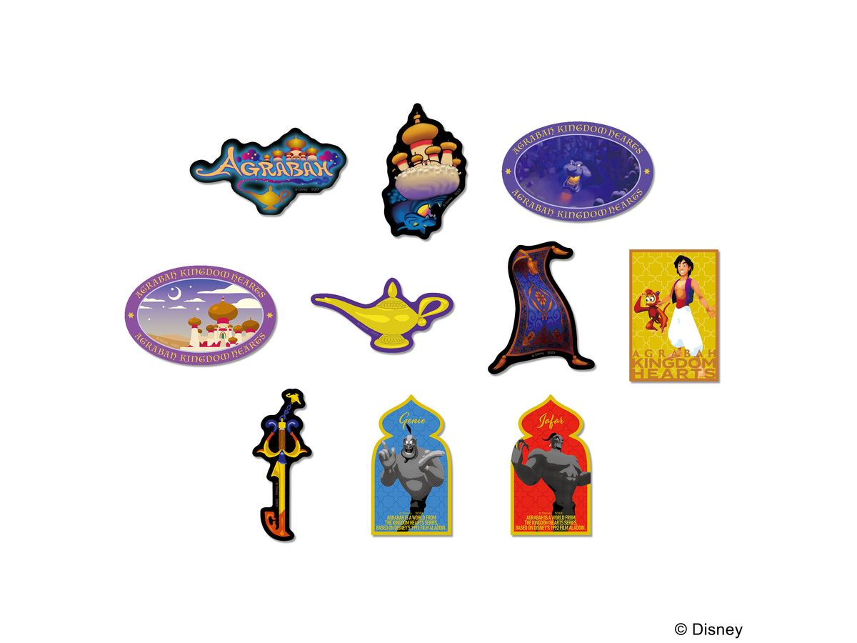 Kingdom Hearts: Stationery Sticker Set Agrabah