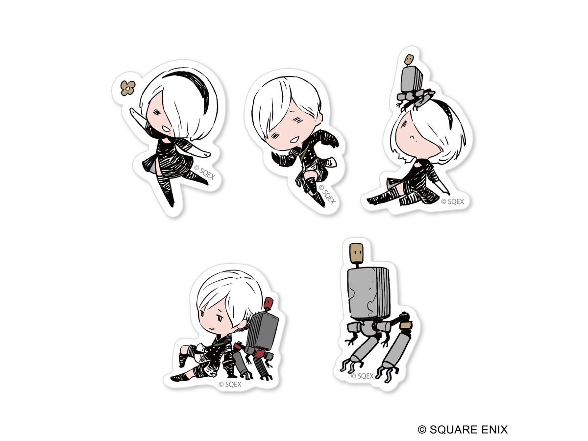 NieR:Automata Sticker Set Mini Character