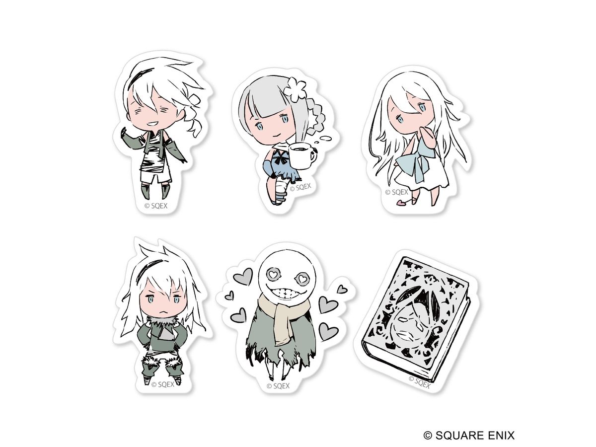 NieR Replicant Ver.1.22474487139... Sticker Set Mini Character
