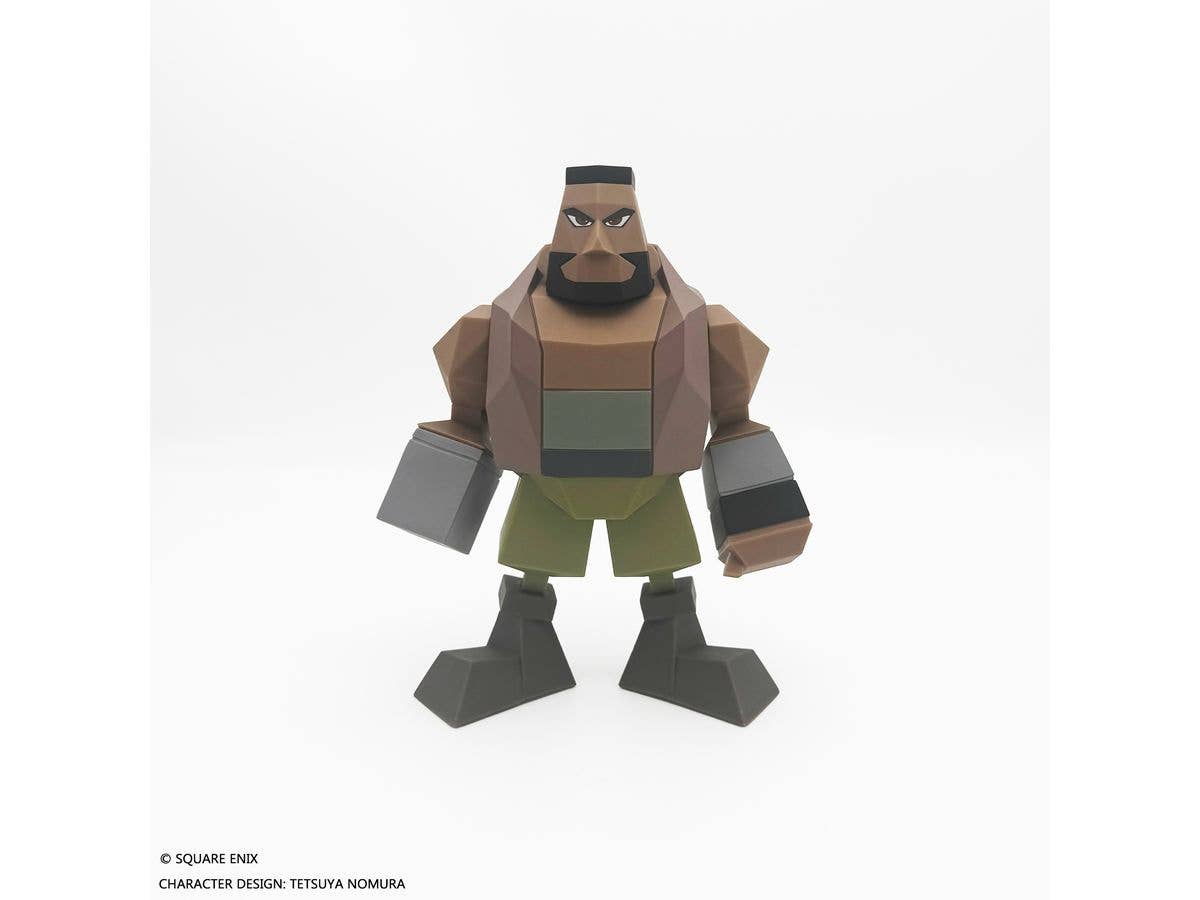 Final Fantasy VII Polygon Soft Vinyl Barret Wallace