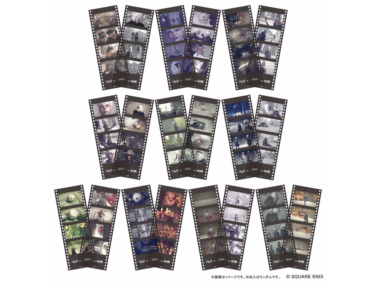 NieR:Automata Film Style Sticker Collection: 1Box (10pcs)