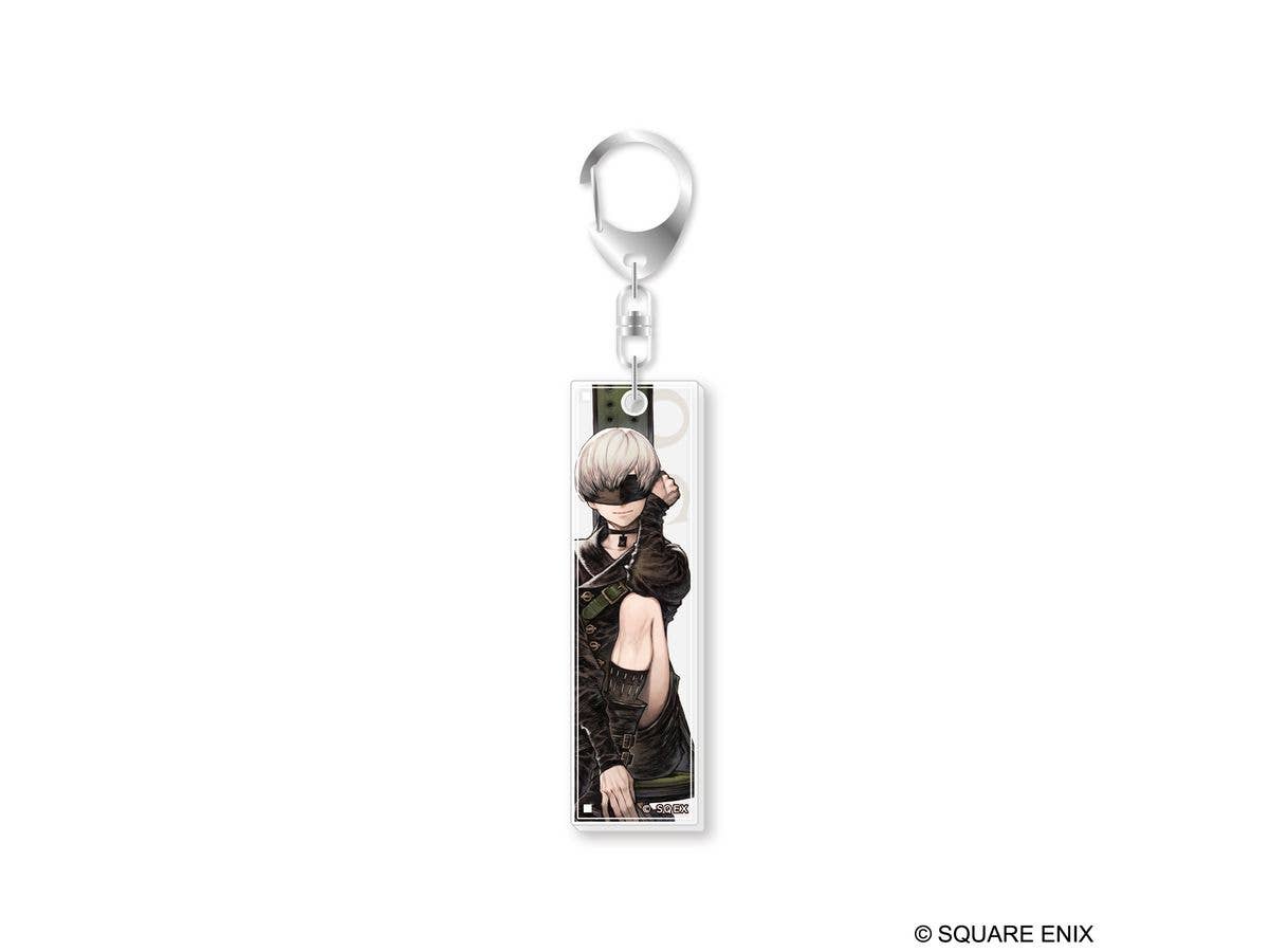 NieR:Automata Acrylic Keychain 9S And Books
