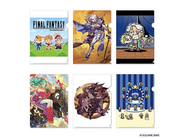 Final Fantasy Pixel Remaster Illustrator's Clear File Set