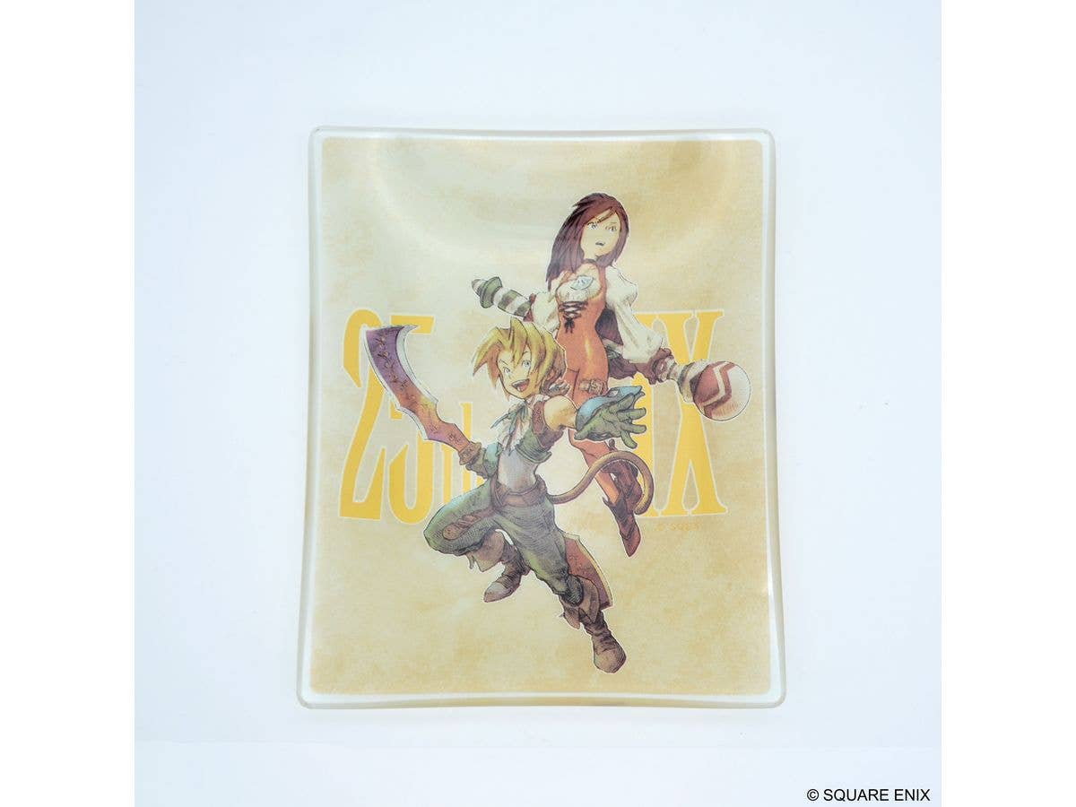 Final Fantasy IX Glass Plate Zidane & Garnet
