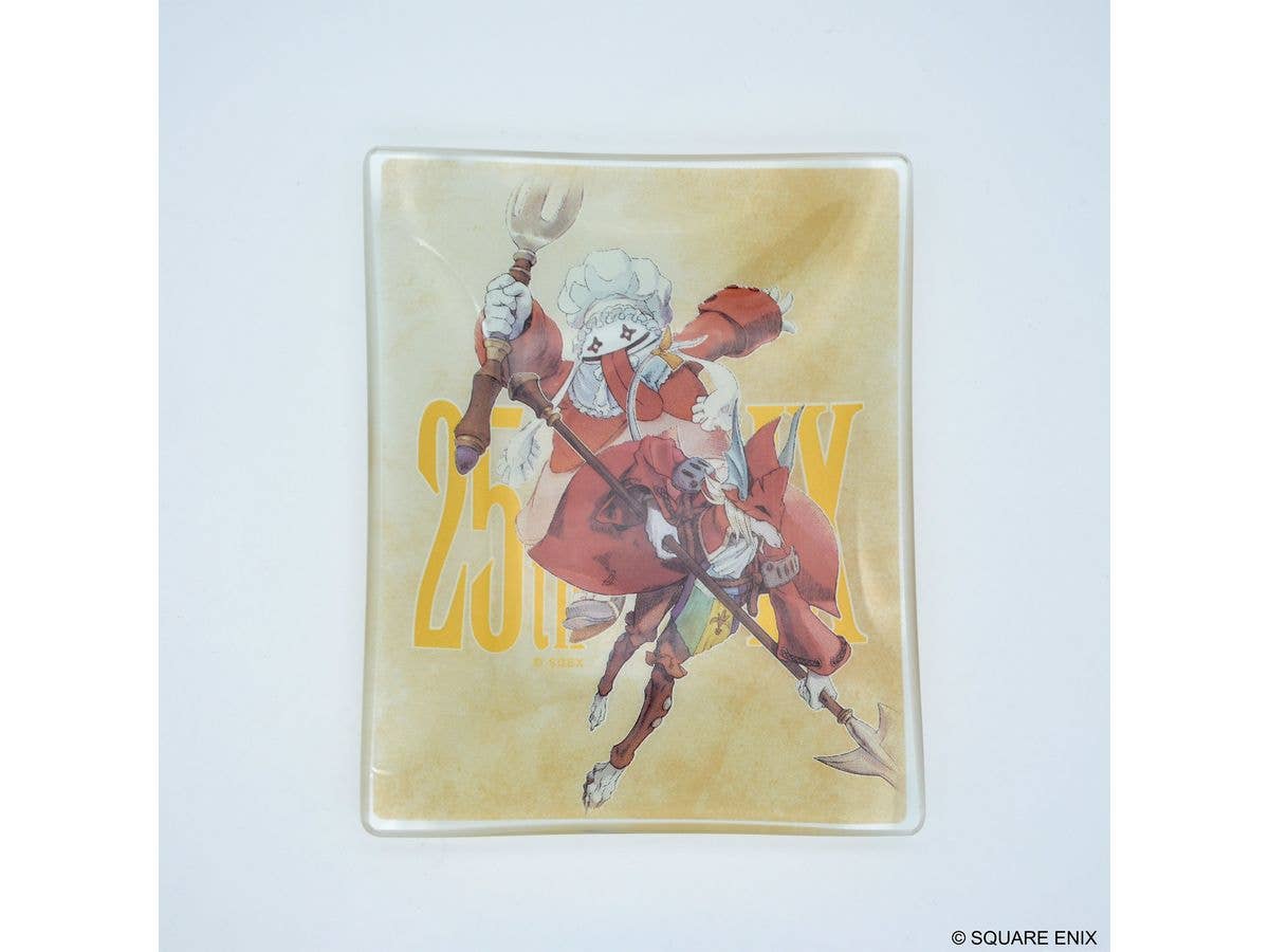 Final Fantasy IX Glass Plate: Quina & Freya