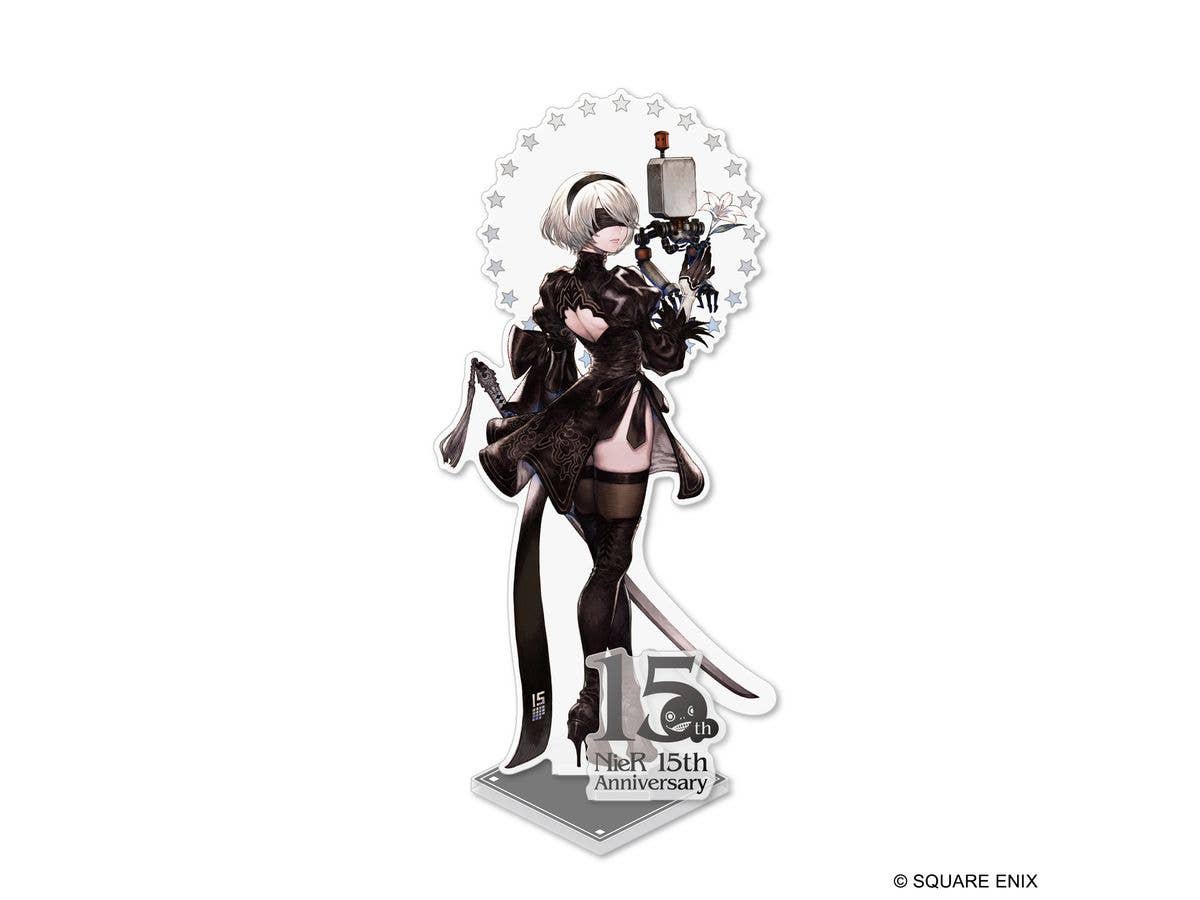 NieR Series 15th Anniversary Acrylic Stand 2B & Pod 042