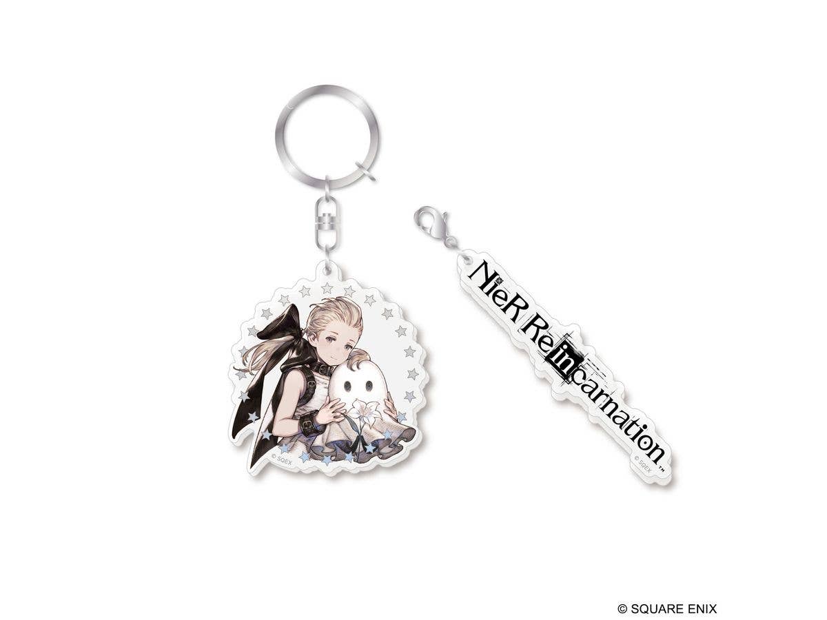 NieR Series 15th Anniversary Acrylic Keychain Fio & Mama