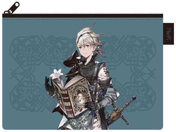 NieR Series 15th Anniversary Pouch Boy Nier & White Book