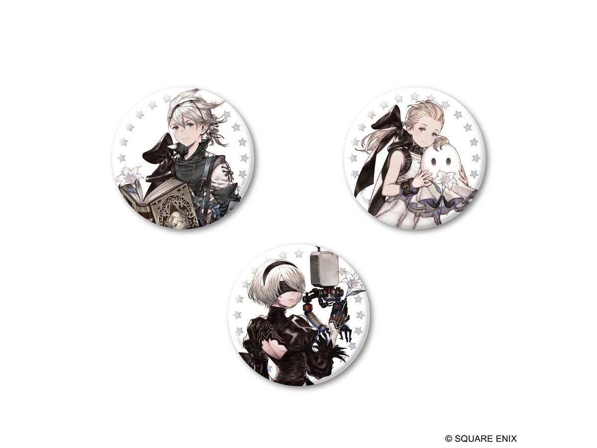 NieR Series 15th Anniversary Badge Set (Set Of 3)