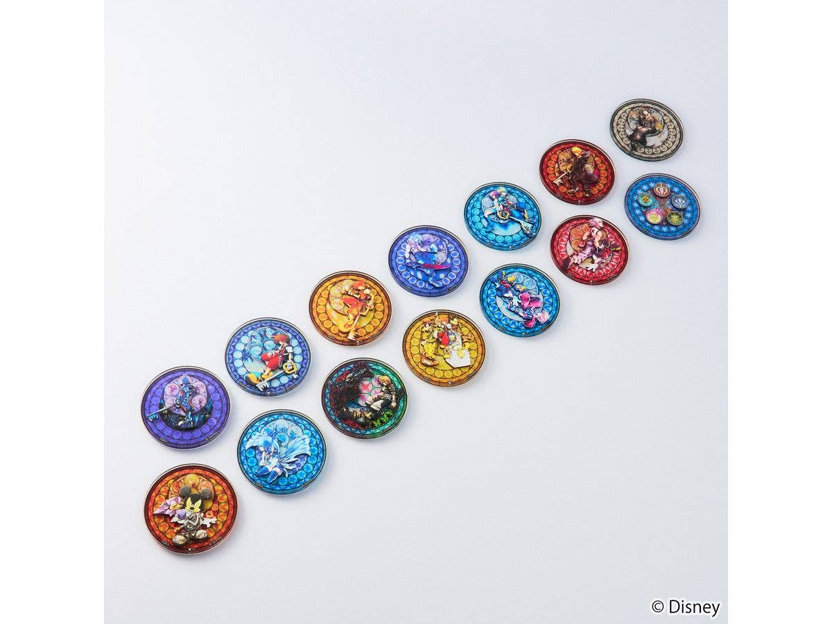 Kingdom Hearts: Acrylic Sticker Collection 1 Box 14Pcs