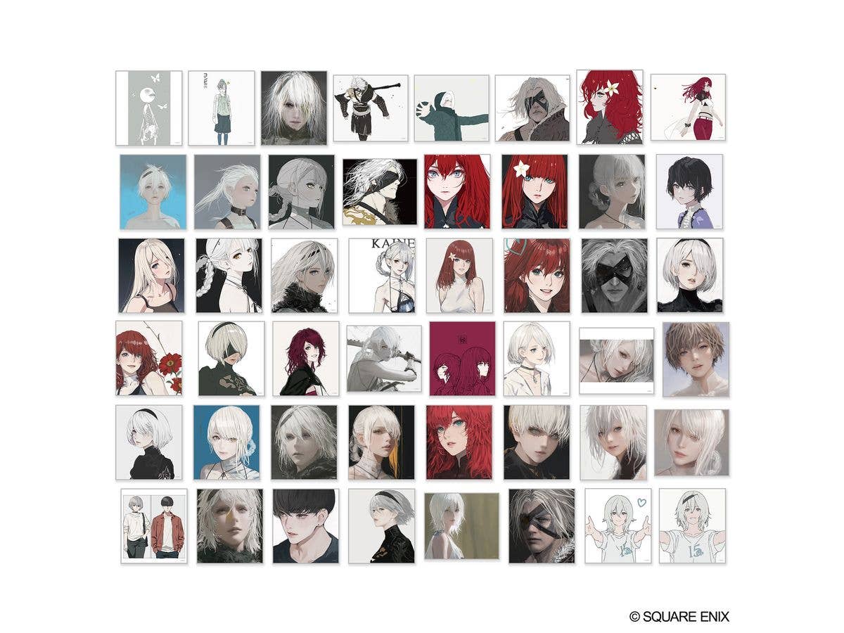 NieR Series Mini Shikishi Collection Illustration By D.K Vol. 1: 1Box (24pcs)