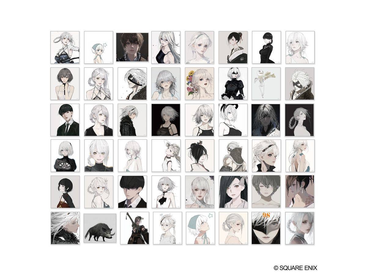 NieR Series Mini Shikishi Collection Illustration By D.K Vol. 2: 1Box (24pcs)