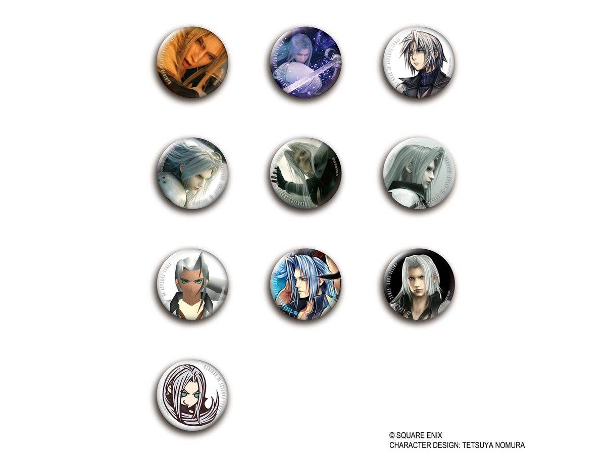 Final Fantasy VII Can Badge Collection Sephiroth Vol. 2 1Box 10pcs