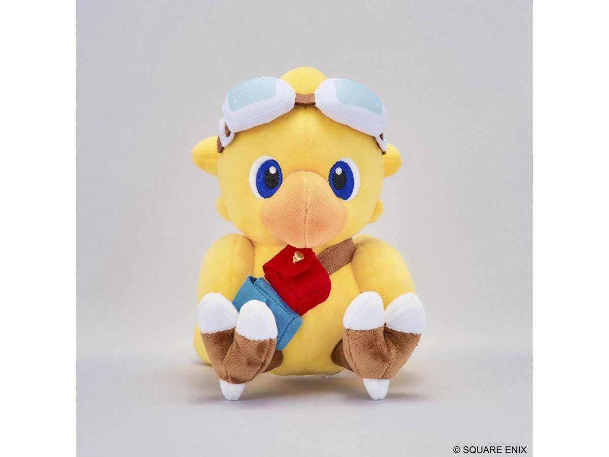 Final Fantasy Chocobo Plush Toy - Chocobo and the Flying Ship Version (from the Chocobo Picture Book series)