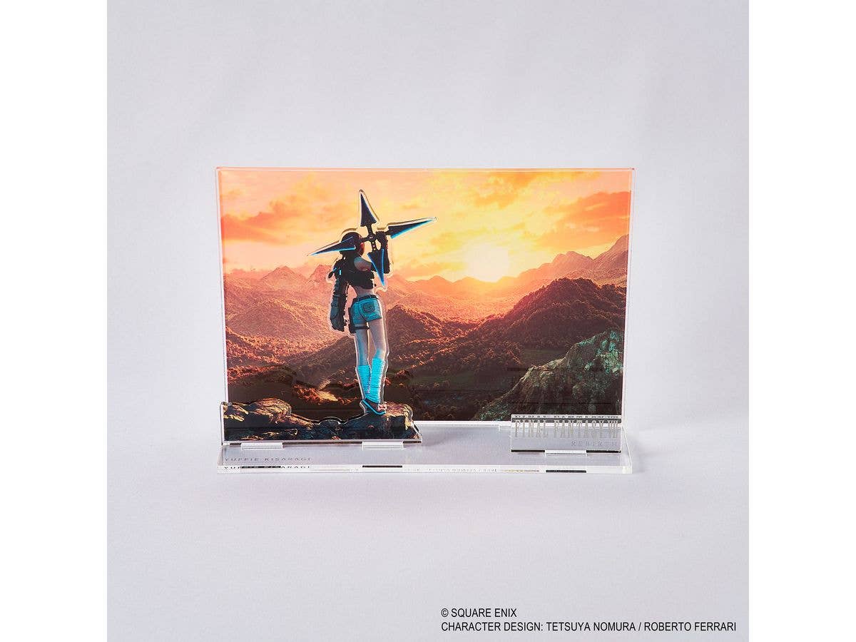 Final Fantasy VII Rebirth Acrylic Diorama Key Art Yuffie