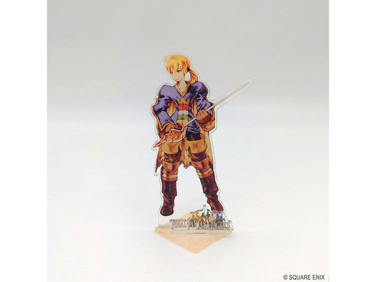 Final Fantasy Tactics Acrylic Stand: Swordsman Ramza Beoulve (Royal Officer Academy Model)