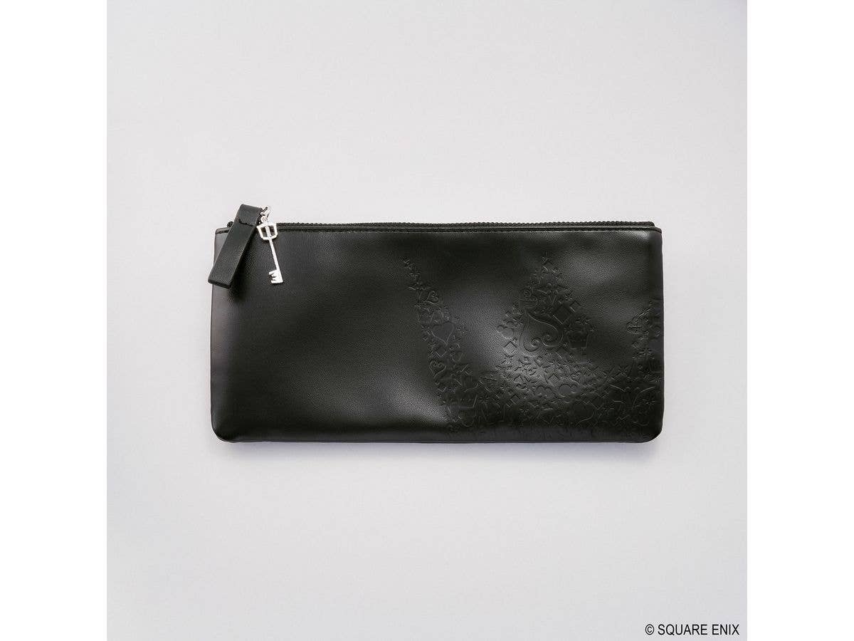 Kingdom Hearts / Stationery Flat Pen Case, Black