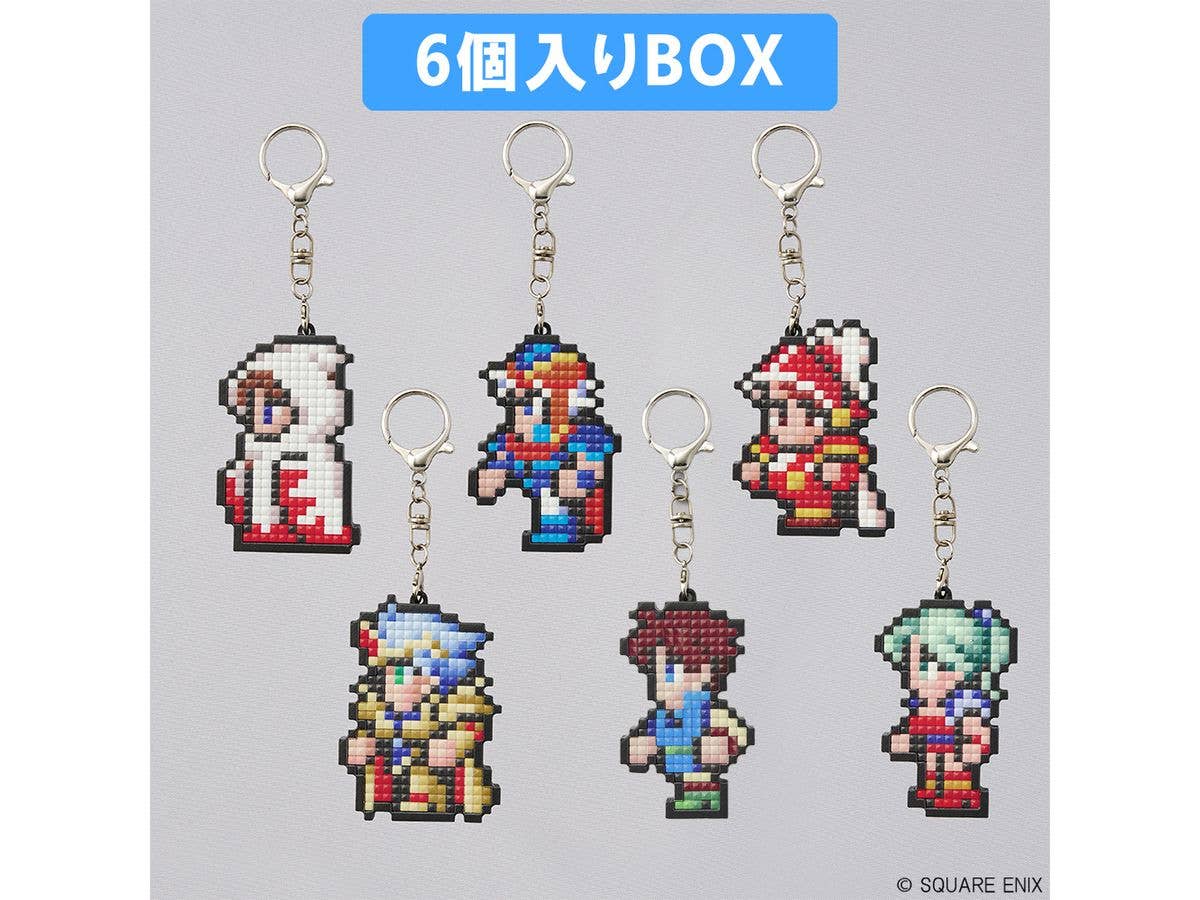 Final Fantasy Pixel Remaster Build Charm Collection Vol.1 1 Box 6Pcs