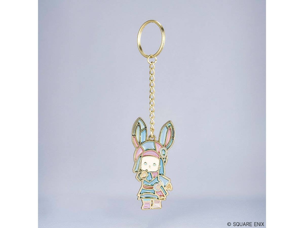 FINAL FANTASY XIV Stained Glass Style Keychain - Loporrit