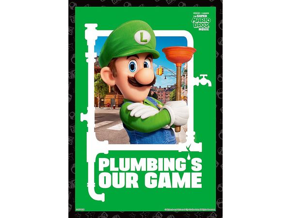Jigsaw Puzzle: The Super Mario Bros. Movie: Luigi 108pcs (25.7 x 18.2cm)