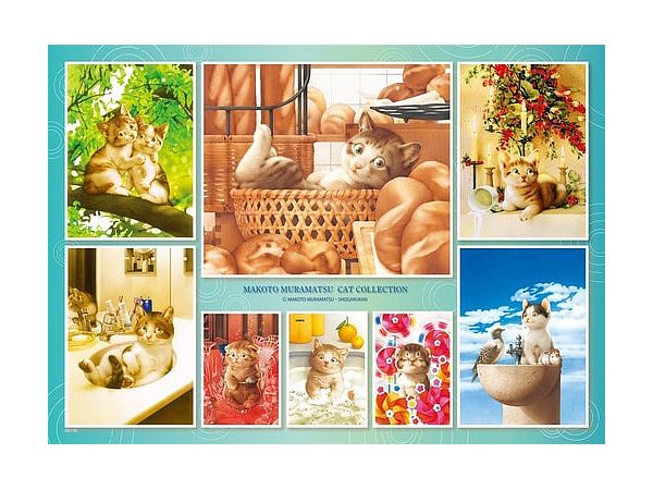 Jigsaw Puzzle: Makoto Muramatsu Cat Collection 500pcs (53 x 38cm)