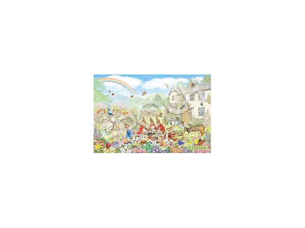 Jigsaw Puzzle: Peter Rabbit Garden Picnic 1000P (50 x 75cm)