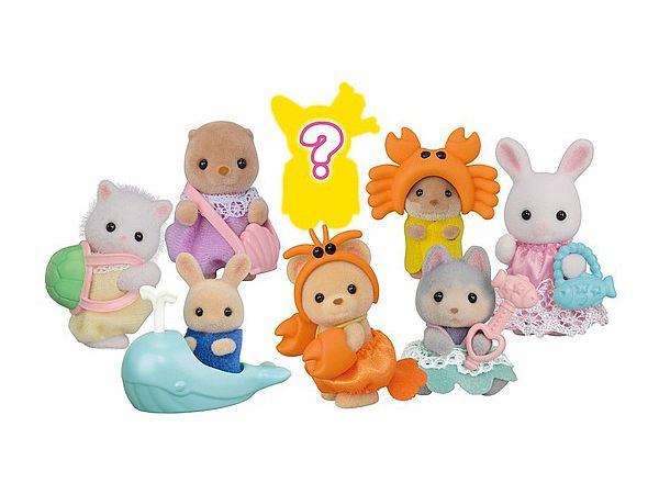 Sylvanian Families Baby Collection Baby Sea Friend Series: 1Box (16pcs)
